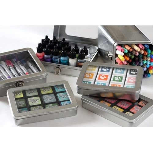 Simon Says Stamp! Tim Holtz MINI DISTRESS INK STORAGE TIN Ranger TDA42013 | color-code:ALT01