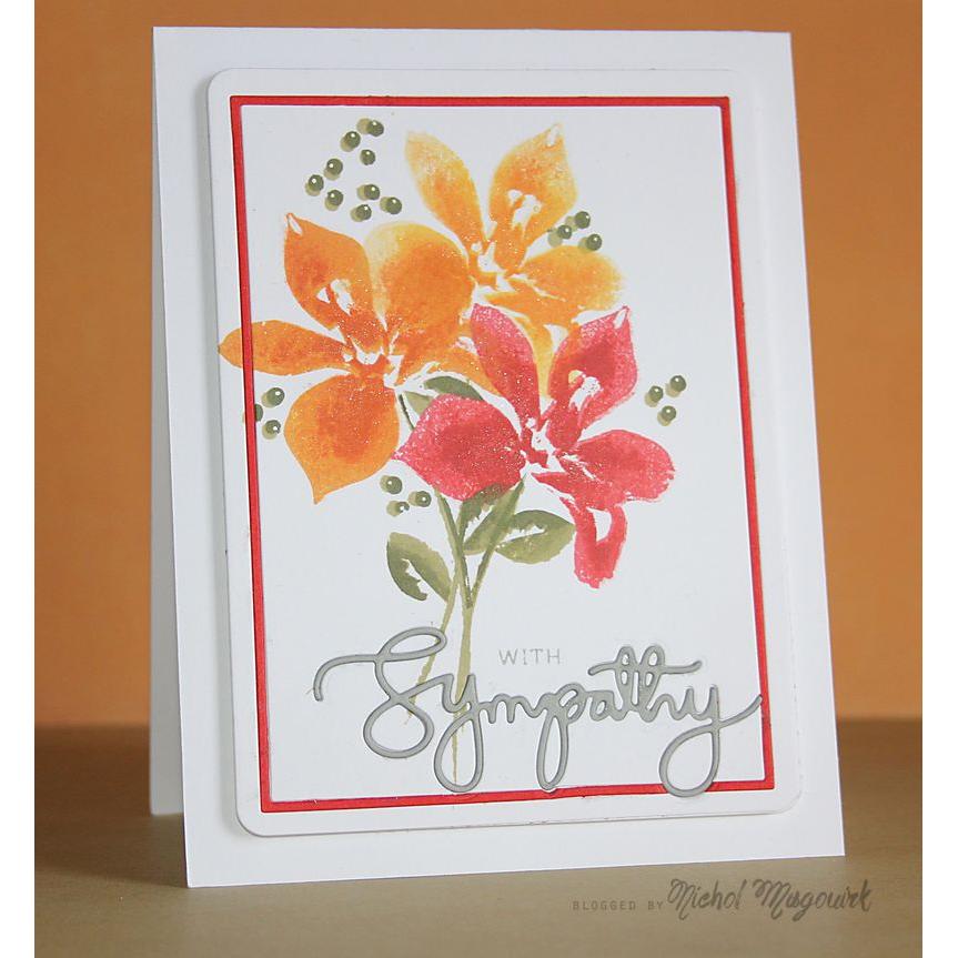 Simon Says Stamp! Simon Says Stamp WITH SYMPATHY Wafer Dies sssd111360