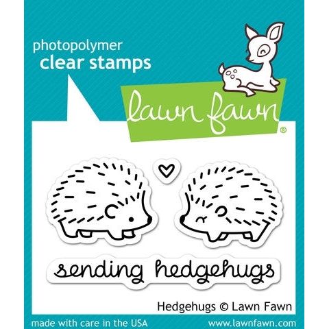 Simon Says Stamp! Lawn Fawn HEDGEHUGS Clear Stamps LF729