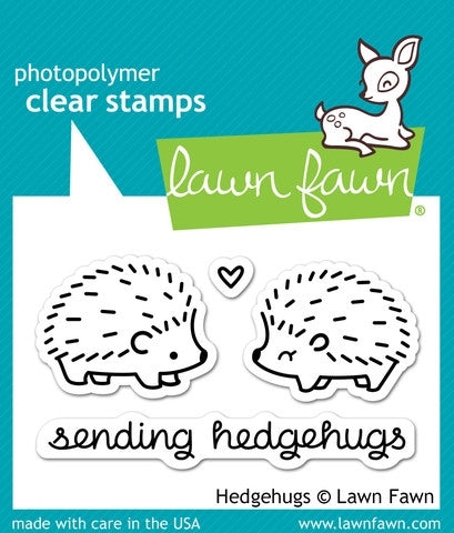 Simon Says Stamp! Lawn Fawn HEDGEHUGS Clear Stamps LF729