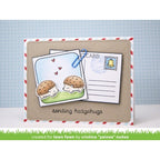 Simon Says Stamp! Lawn Fawn HEDGEHUGS Clear Stamps LF729