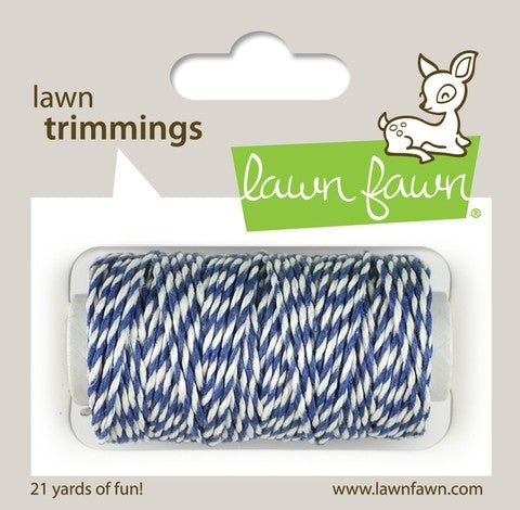 Simon Says Stamp! Lawn Fawn BLUE JAY SINGLE CORD Lawn Trimmings LF693