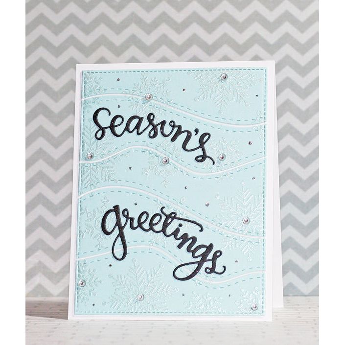 Simon Says Stamp! Simon Says Stamp STITCHED SLOPES AND HILLS Wafer Dies sssd111400