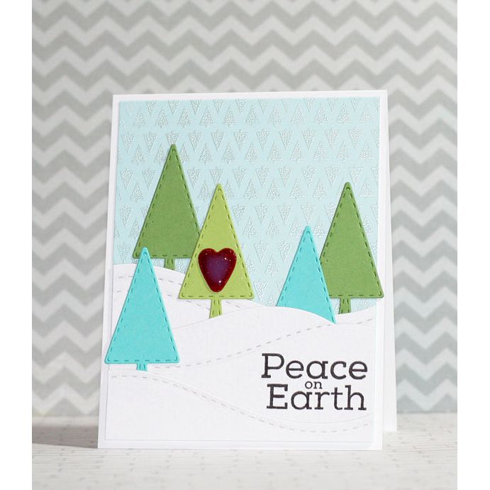 Simon Says Stamp! Simon Says Stamp STITCHED SLOPES AND HILLS Wafer Dies sssd111400