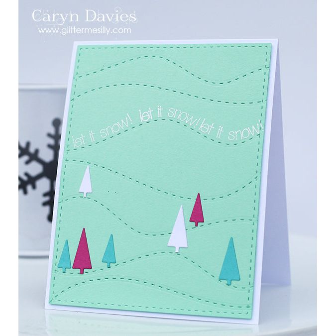 Simon Says Stamp! Simon Says Stamp STITCHED SLOPES AND HILLS Wafer Dies sssd111400