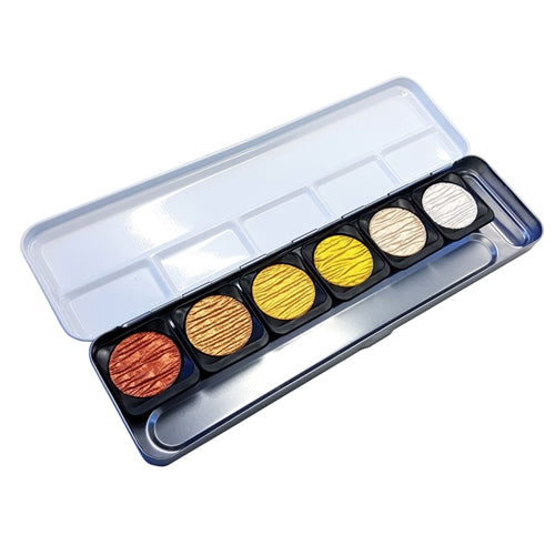 Simon Says Stamp! Finetec MICA WATERCOLOR PEARLESCENT Paint 6 Set F0600