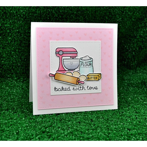 Simon Says Stamp! Lawn Fawn BAKED WITH LOVE Clear Stamps LF805