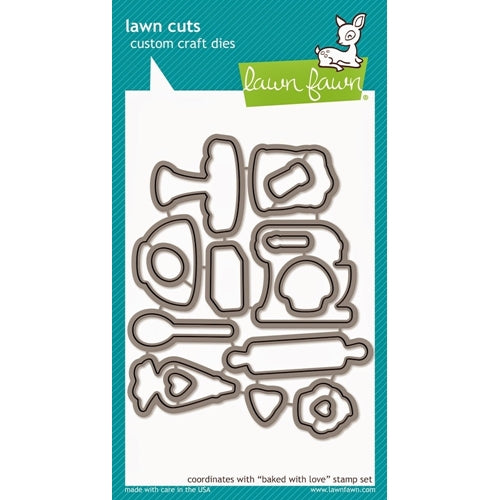 Simon Says Stamp! Lawn Fawn BAKED WITH LOVE Lawn Cuts Dies LF806