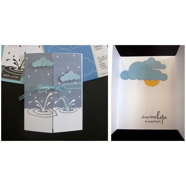 Simon Says Stamp! Memory Box SPLASHING PUDDLES Craft Die 99062
