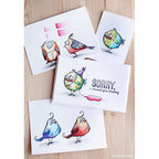 Simon Says Stamp! Tim Holtz Cling Rubber Stamps BIRD CRAZY cms212