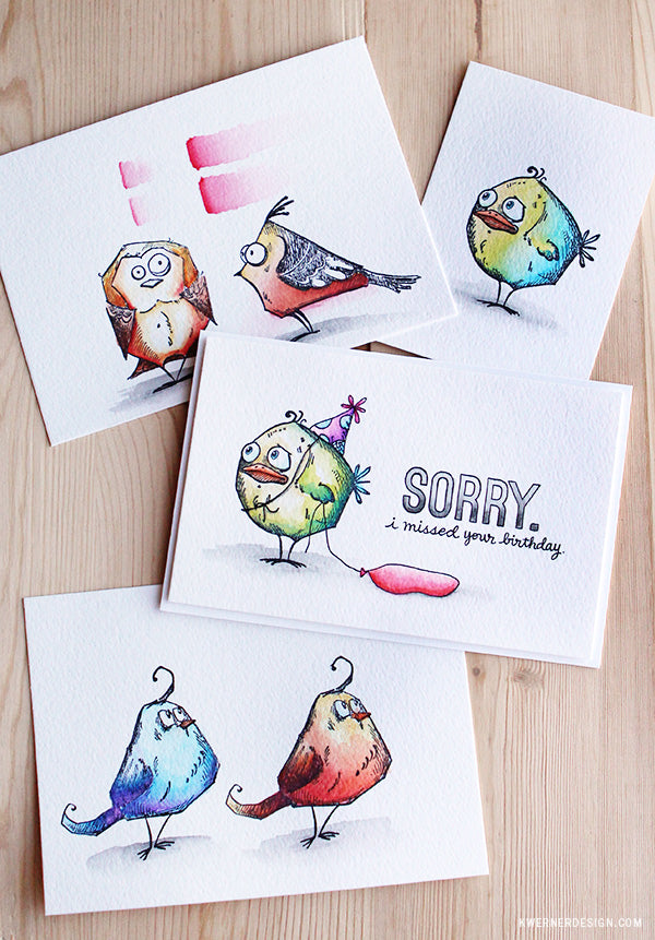Simon Says Stamp! Tim Holtz Cling Rubber Stamps BIRD CRAZY cms212