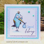 Simon Says Stamp! Tim Holtz Cling Rubber Stamps BIRD CRAZY cms212