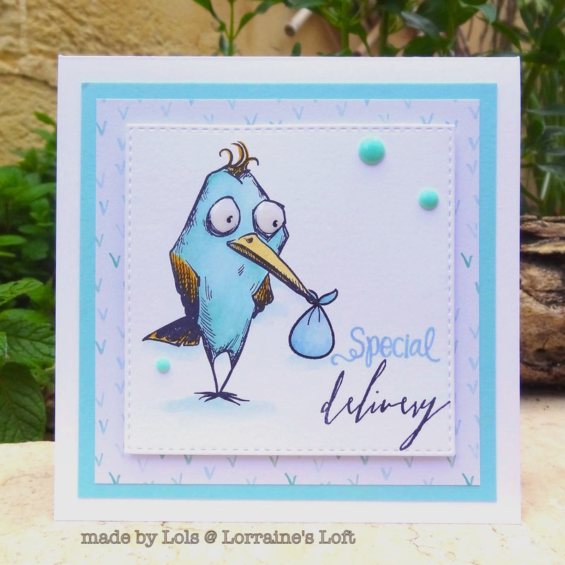Simon Says Stamp! Tim Holtz Cling Rubber Stamps BIRD CRAZY cms212
