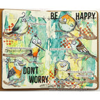 Simon Says Stamp! Tim Holtz Cling Rubber Stamps BIRD CRAZY cms212