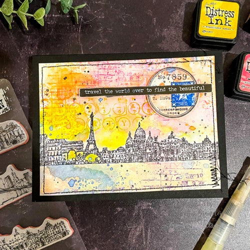 Simon Says Stamp! Tim Holtz Cling Rubber Stamps CITYSCAPES CMS224 | color-code:ALT1