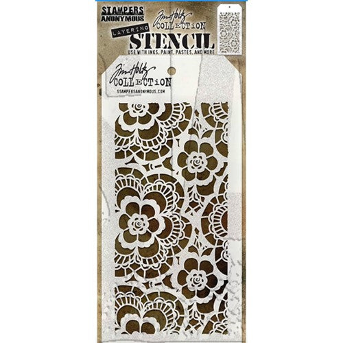 Simon Says Stamp! Tim Holtz Layering Stencil  LACE THS034