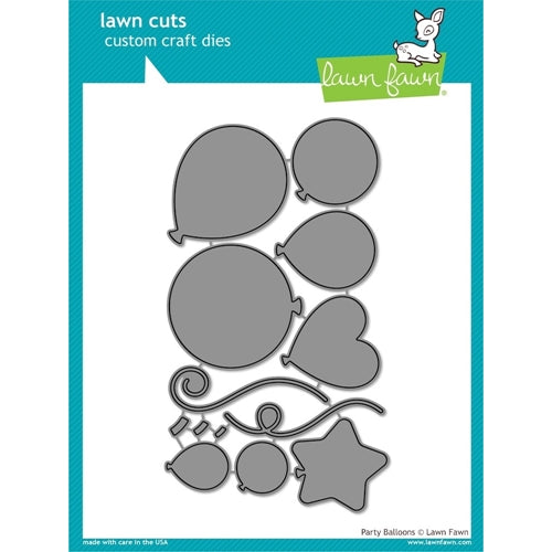 Simon Says Stamp! Lawn Fawn PARTY BALLOONS Lawn Cuts Dies LF856