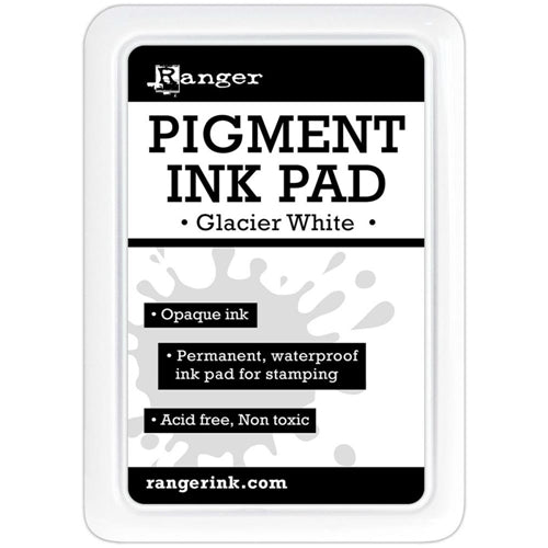 Simon Says Stamp! Ranger Pigment Ink Pad GLACIER WHITE RPP43089