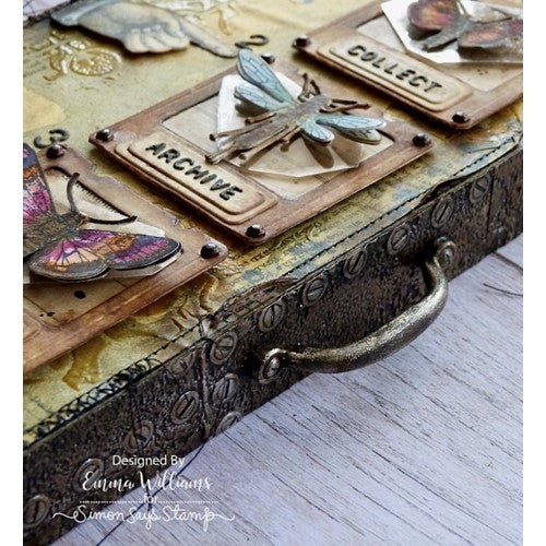 Simon Says Stamp! Tim Holtz Distress Mini Ink Pad WALNUT STAIN Ranger TDP40279 | color-code:ALT96