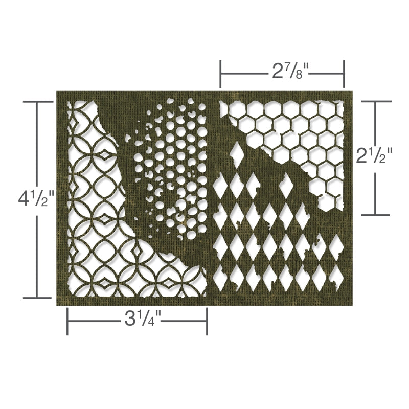 Simon Says Stamp! Tim Holtz Sizzix MIXED MEDIA Thinlits Die 660220