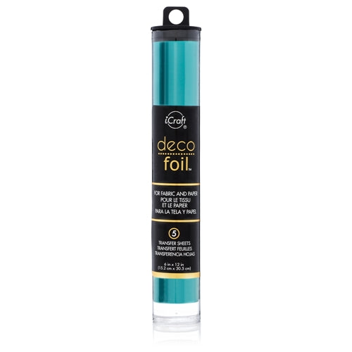 Simon Says Stamp! Therm O Web TURQUOISE Deco Foil Transfer Sheets iCraft 52075