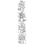 Simon Says Stamp! Tim Holtz Mini Blueprints Strip ROBOT Cling Rubber Stamps THMB026
