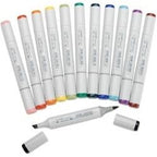 Simon Says Stamp! Copic 12 Bold BASIC SKETCH MARKER SET Colors