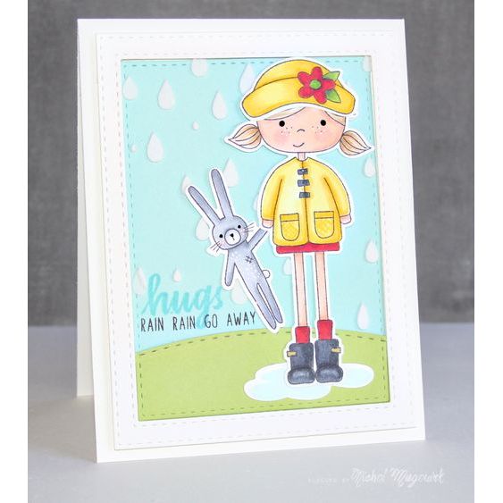 Simon Says Stamp! Simon Says Stamp Stencil RAINDROPS ssst121373