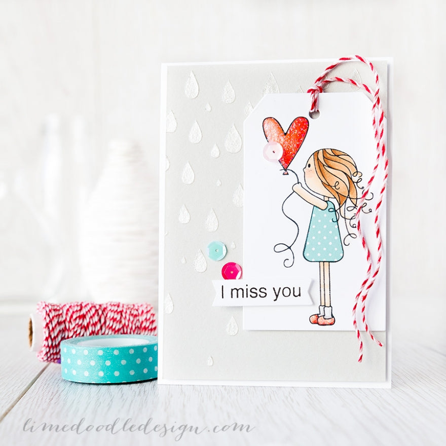 Simon Says Stamp! Simon Says Stamp Stencil RAINDROPS ssst121373