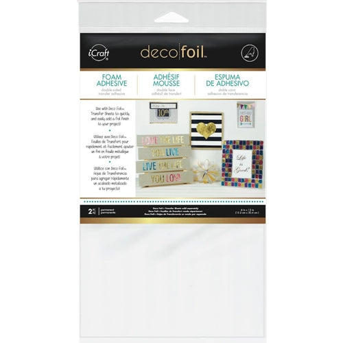 Simon Says Stamp! Therm O Web WHITE FOAM ADHESIVE Deco Foil Double Sided Transfer 03764