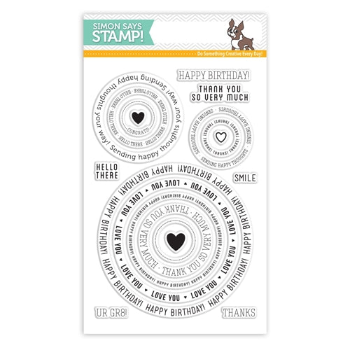 Simon Says Stamp! Simon Says Clear Stamps CIRCLE SAYINGS sss101512