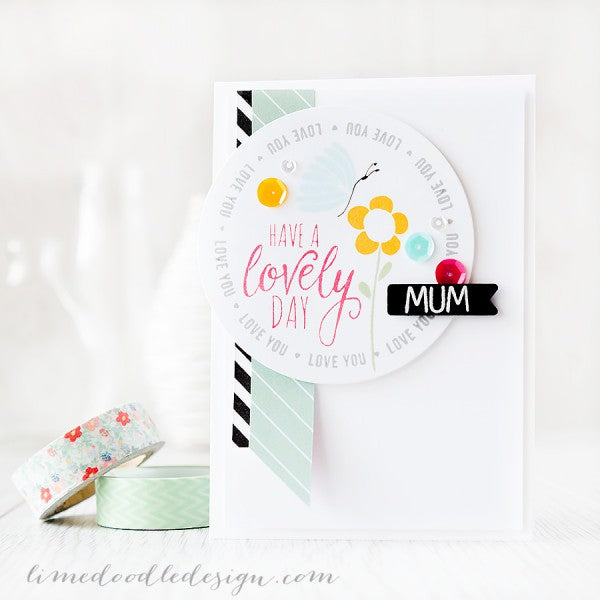Simon Says Stamp! Simon Says Clear Stamps CIRCLE SAYINGS sss101512