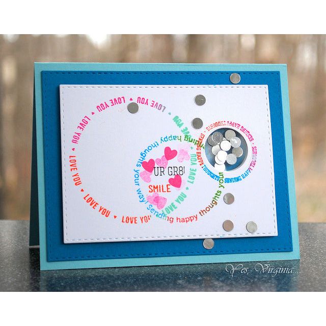 Simon Says Stamp! Simon Says Clear Stamps CIRCLE SAYINGS sss101512