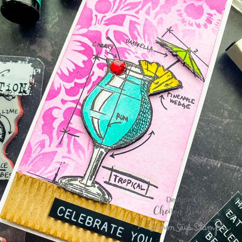 Simon Says Stamp! Tim Holtz Distress Reinker TWISTED CITRON Ranger TXR43416 | color-code:ALT0965