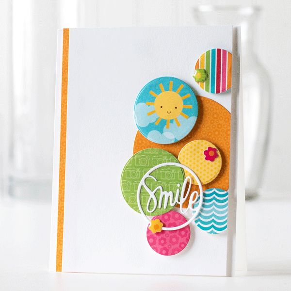 Simon Says Stamp! Simon Says Stamp SMILE CIRCLE Wafer Die sssd111480