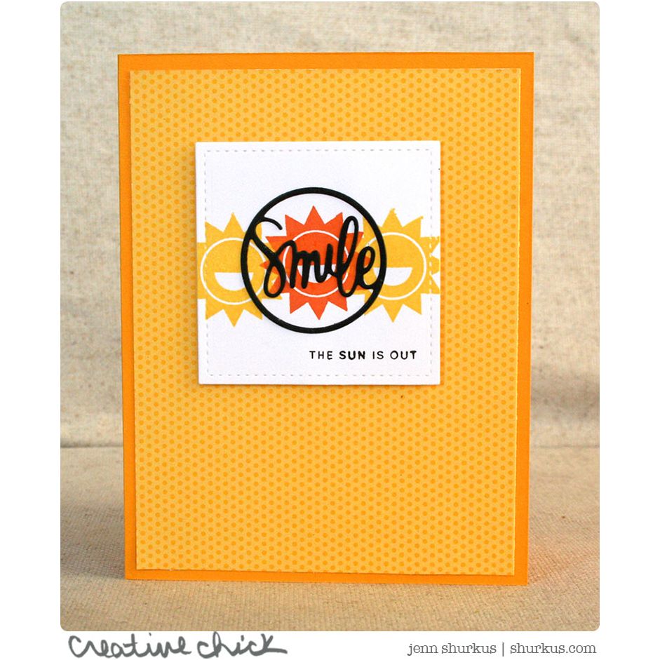 Simon Says Stamp! Simon Says Stamp SMILE CIRCLE Wafer Die sssd111480
