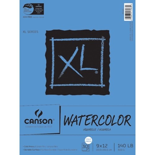 Simon Says Stamp! Canson XL WATERCOLOR PAPER 9x12 140lb Pad 726259