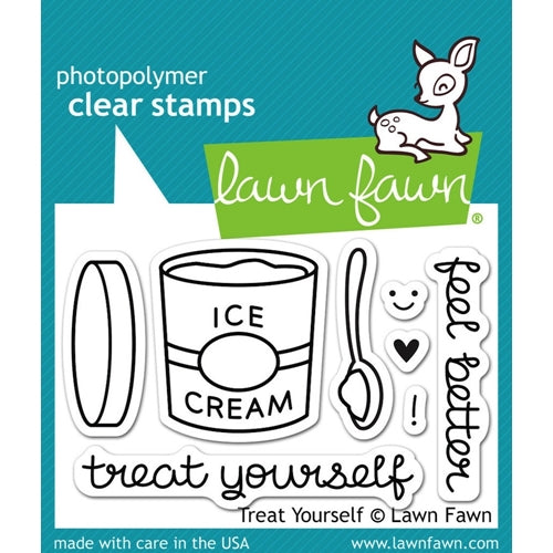 Simon Says Stamp! Lawn Fawn TREAT YOURSELF Clear Stamps LF897