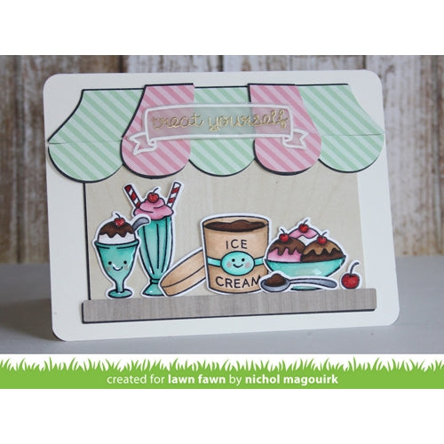 Simon Says Stamp! Lawn Fawn TREAT YOURSELF Clear Stamps LF897