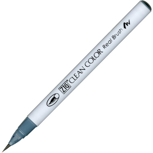 Simon Says Stamp! Zig Clean Color Real Brush Marker BLUE GRAY RB6000AT092