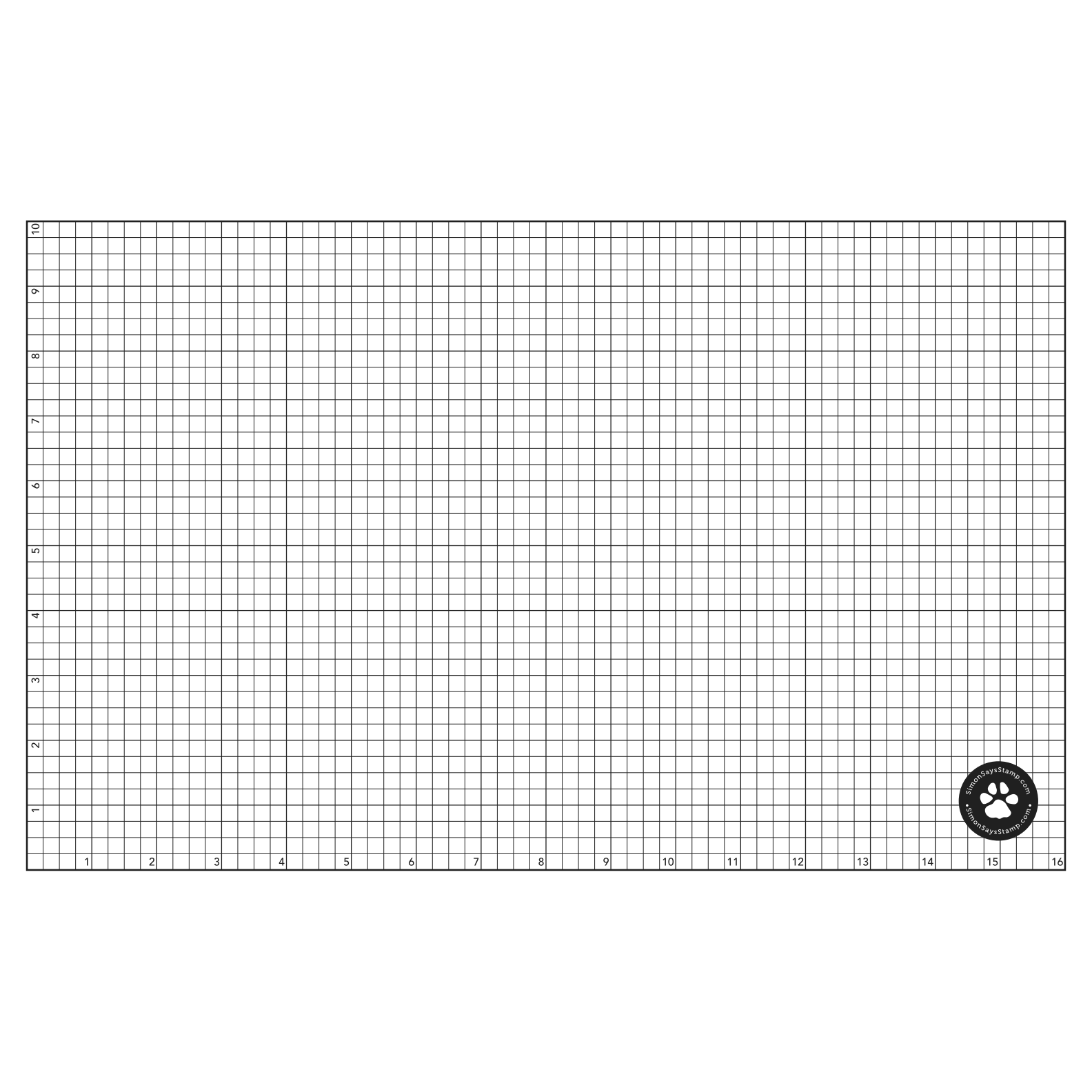 Simon Says Stamp! Simon Says Stamp LARGE GRID PAPER Pack Pad SGRID1