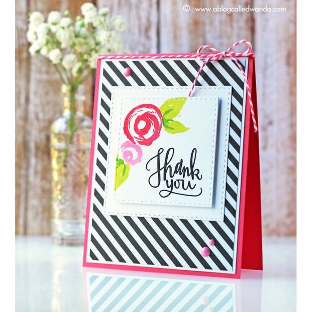 Simon Says Stamp! Simon Says Clear Stamps BIG SCRIPTY GREETINGS sss101527