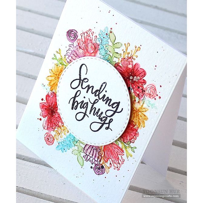 Simon Says Stamp! Simon Says Clear Stamps BIG SCRIPTY GREETINGS sss101527