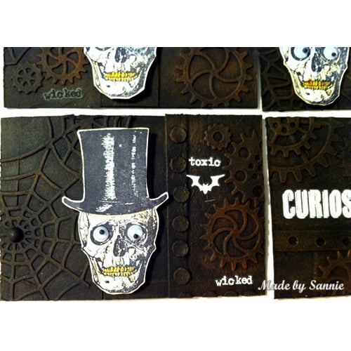 Simon Says Stamp! Tim Holtz Cling Rubber Stamps UNDERTAKER CMS240