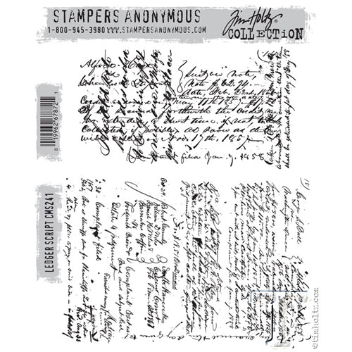 Stampers Anonymous Correspondence Cling Rubber Stamp Set