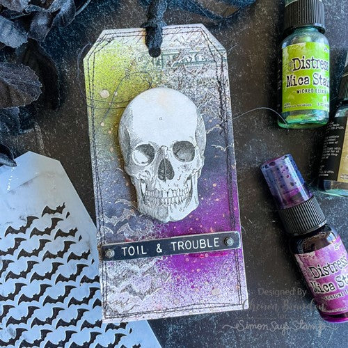 Simon Says Stamp! Tim Holtz Layering Stencil BATGROUND THS046 | color-code:ALT1