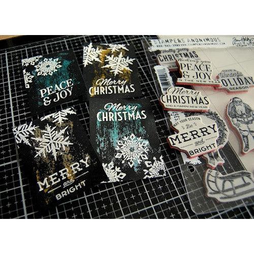 Simon Says Stamp! Tim Holtz Cling Rubber Stamps  MINI WEATHERED WINTER CMS246