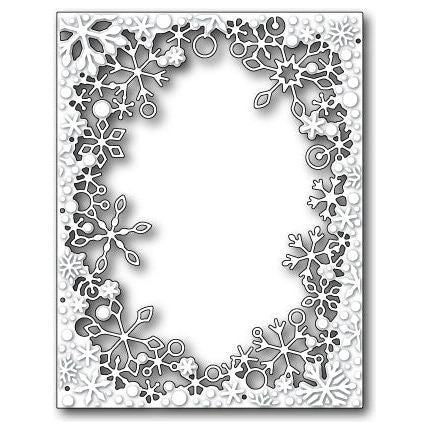 Simon Says Stamp! Memory Box DANCING SNOWFLAKE FRAME Craft Die 99281