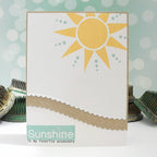 Simon Says Stamp! Simon Says Stamp WAVY SCALLOP STITCHES Wafer Dies s290