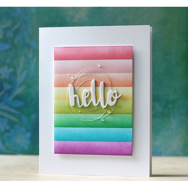 Simon Says Stamp! Simon Says Stamp PAINTED HELLO Wafer Die sssd111486